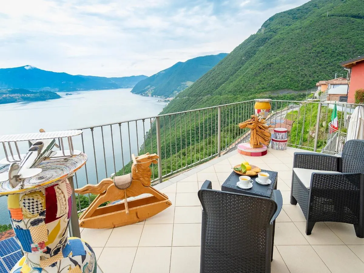 Serafino - Nice Terrace & Swimming Pool On The Iseo Lake Parzanica إيطاليا